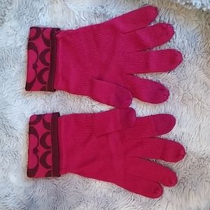 Women's Coach Tech Gloves